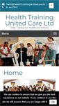 Mobile Screenshot of healthtrainingunitedcare.ie