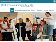 Tablet Screenshot of healthtrainingunitedcare.ie